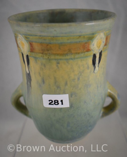 Roseville Monticello 558-5" vase, green