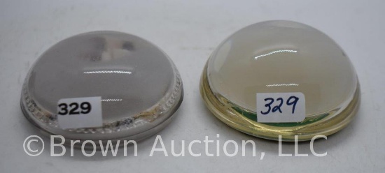 (2) Paperweights