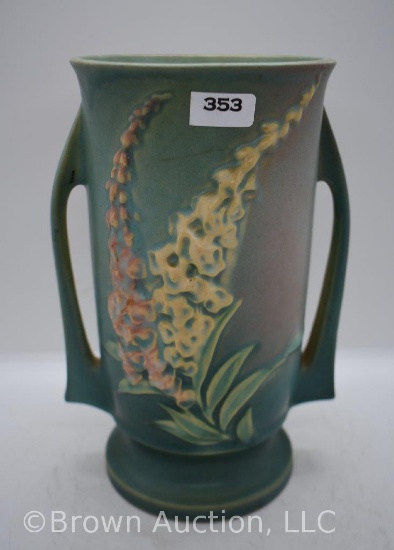 Roseville Foxglove 48-8" vase, green