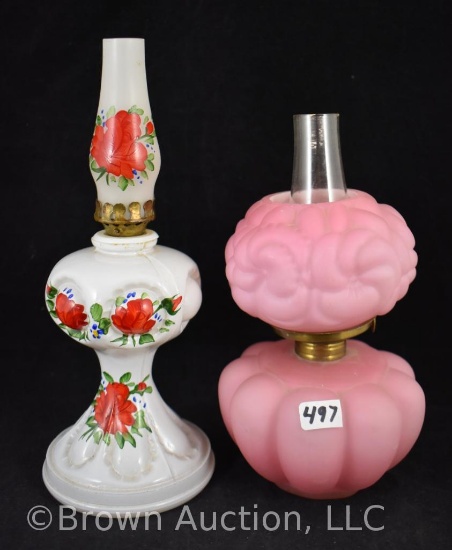 (2) Miniature kerosene lamps