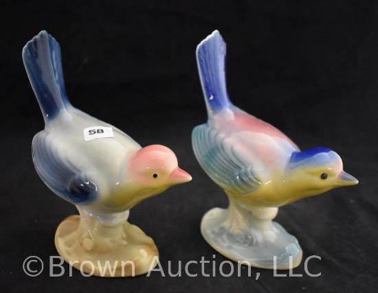 (2) Royal Copley bird figurines