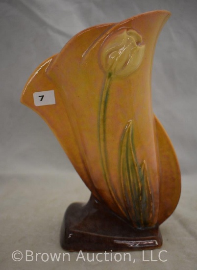 Roseville Wincraft 282-8" vase, tan/brown