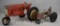 Tru-Scale red metal tractor and MM tractor w/driver