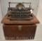 The Blickensderfer No. 8 portable typewriter, original wood case