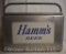 Hamm's Beer/From the Land of Sky Blue Waters cooler w/hinged lid, plug intace