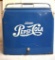 Pepsi-Cola cooler/ice chest w/sandwich tray, bottle cap opener and intact plug