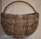 Large vintage wicker basket