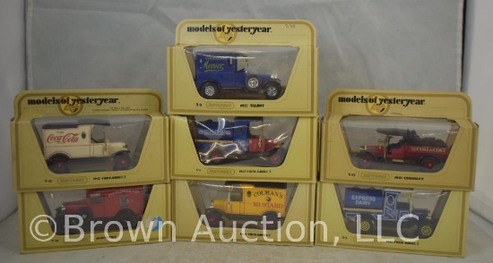 (7) Matchbox Models of Yesteryear die cast vehicles