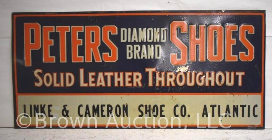 Peters Shoes embossed sst dealer sign