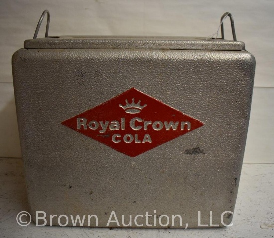 Royal Crown Cola picnic cooler/ice chest w/embossed logo