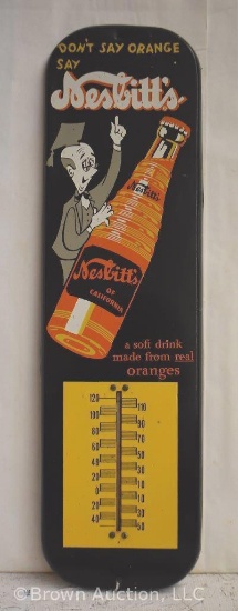 Nesbitt's vertical tin advertising thermometer