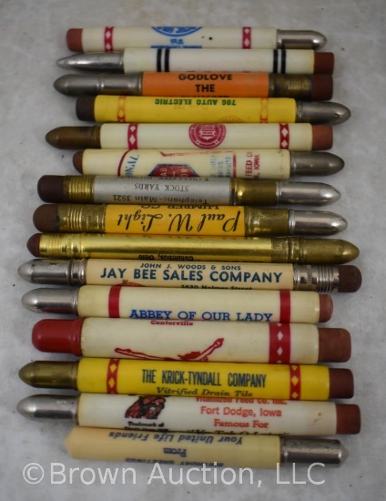 (15) Advertising bullet pencils