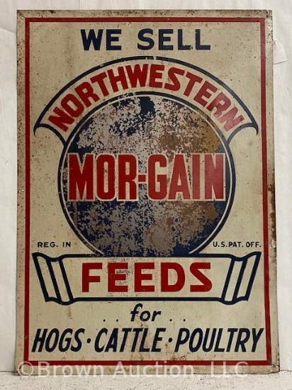 Mor-Gain Northwestern Feeds SST sign