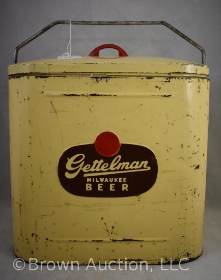 Rare 1940's "Gettelman Milwaukee Beer" cooler