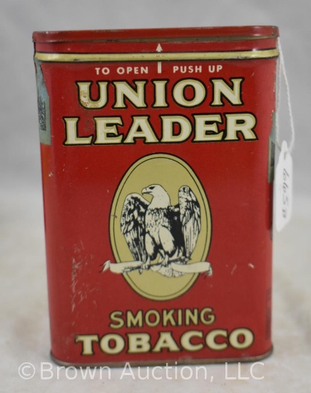 Union Leader tobacco pocket tin