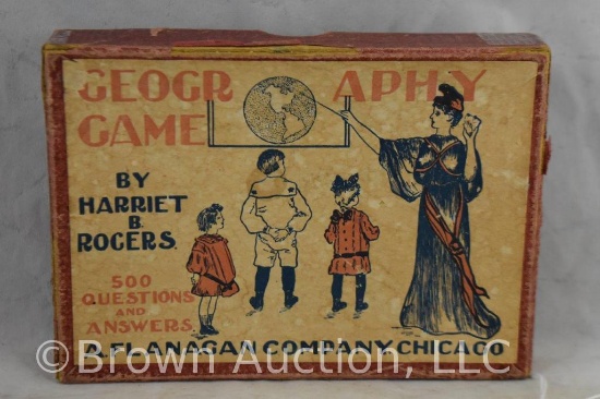 Geography Game by Harriet B. Rogers, original box