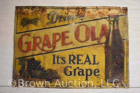 Grape Ola sst advertisng sign