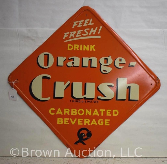 Orange Crush SST self-framed sign