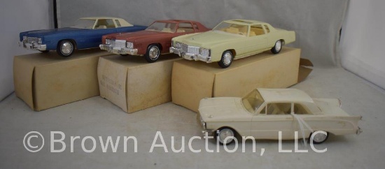 (4) Dealership promo cars, 3 in original box