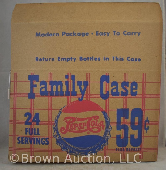 Cardboard Pepsi-Cola (double dot) Family Case carry package