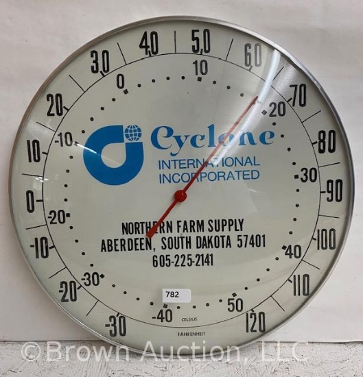 Cyclone Northern Farm Supply bubble glass thermometer