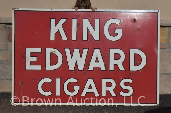 King Edwards Cigars DSP self-framed sign