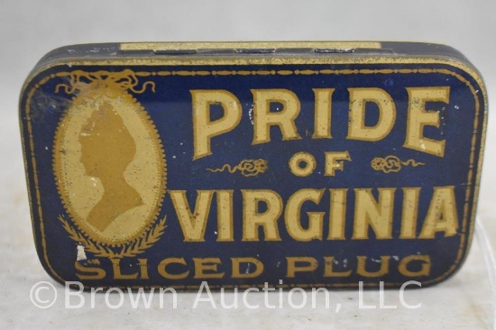 Pride of Virginia sliced plug tin