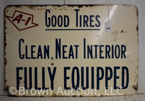 Ford A-1 Good Tires SST sign