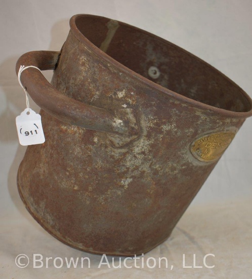 Mrkd. Demco Dairy and Creamery Equipment Co. No. 1 strainer/bucket