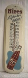 Hires Root Beer vertical tin advertising thermometer