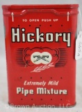 Hickory pipe tobacco pocket tin
