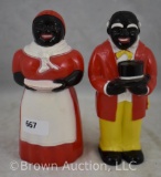 Aunt Jemima and Uncle Mose salt and pepper set