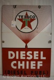 Texaco Diesel Chief fuel ssp sign