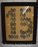 Framed picture of graduating class - year or school unknown