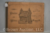 Reed Organ Instruction book and music published by The Wilcox & White Organ Co.