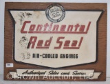 Continental Red Seal easel-back counter-top sign