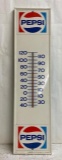 Pepsi advertising vertical thermometer, embossed SST