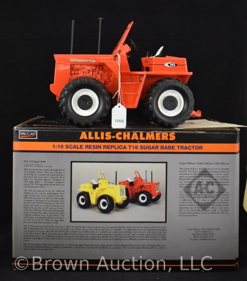 Allis-Chalmers T16 die-cast metal Sugar Babe tractor