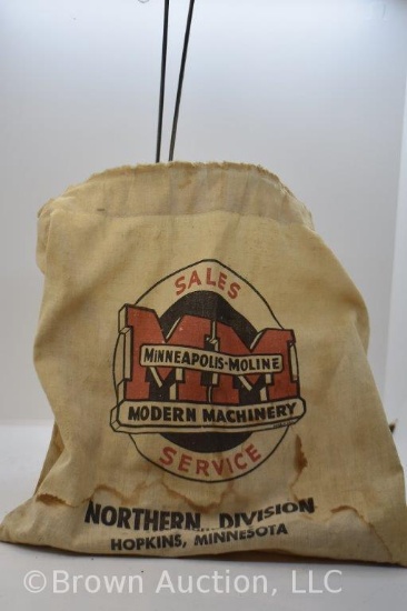 Minneapolis-Moline advertising hanging cloth bag