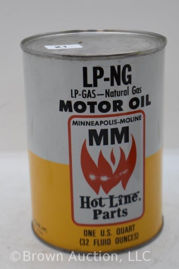 Minneapolis-Moline 1 quart oil can