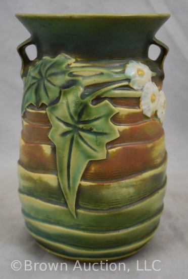 Roseville Luffa 686-7" vase, green