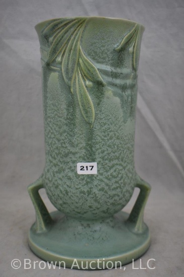 Roseville Velmoss 720-10" vase, green