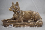 Mosaic Tile Co. Pottery German Shepherd dog figurine
