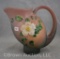 Roseville White Rose 1324 pitcher, pink