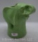 Mrkd. Niloak green elephant planter