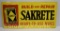 Sakrete Cement Mixes single sided tin embossed sign