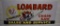 Lombard Chain Saw Sales and Service single sided tin embossed sign