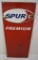 Spur Premium single sided tin pump plate sign