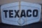 Texaco single sided tin sign