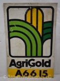 AgriGold Seeds single sided tin sign